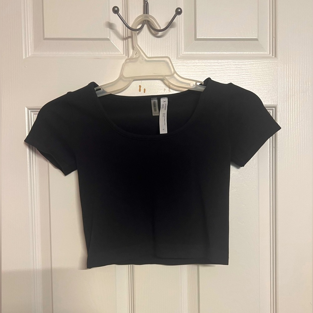 Black Crop top.
